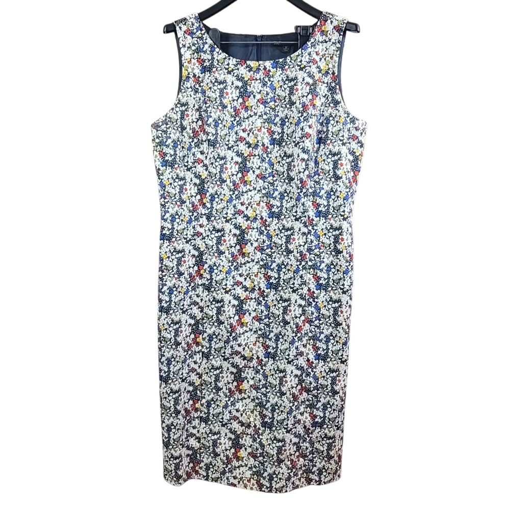 Brooks Brothers Multi-color Floral Shift Dress Size 12